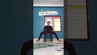 Reduce heavy thigh fat work out 50x5 reps both side movements #yogapacetic #yogajoin #YogaFitness