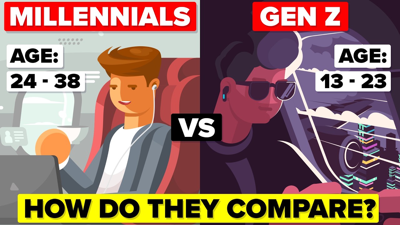 Millennials vs Generation Z And Other Generations Compared (Compilation)