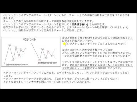 FX用語集（ペナントとは？）