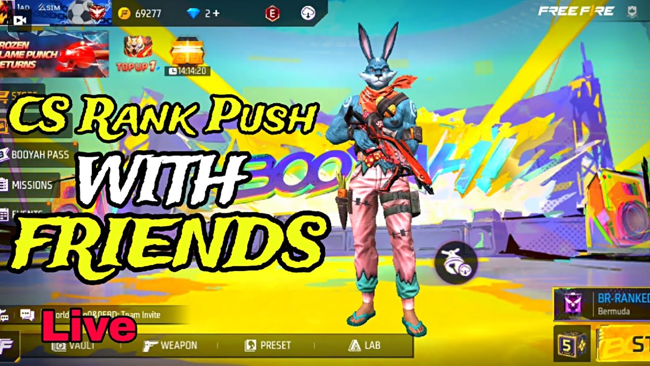 Cs Rank Push with friends Live - YouTube