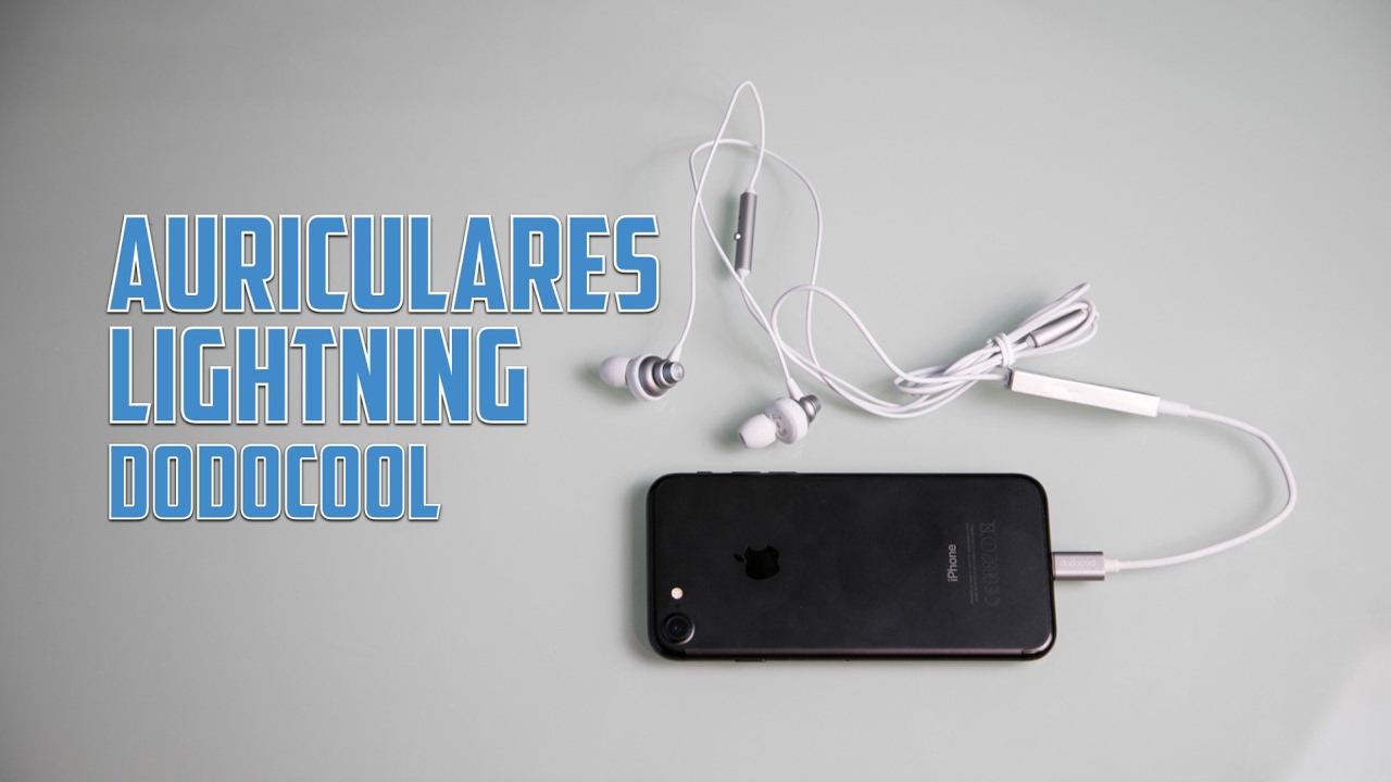 Auriculares con cable lightning para iPhone 7 de Dodocool 
