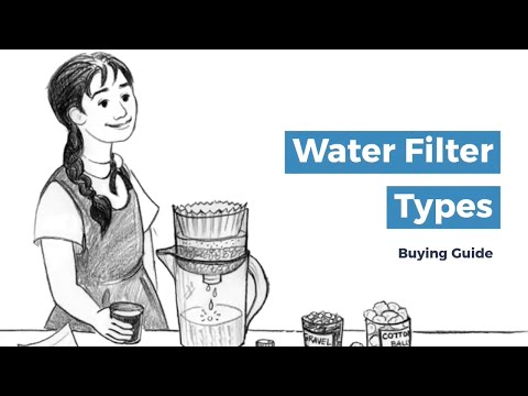 Video: Filter För Vattenrening: Typer, Skillnader