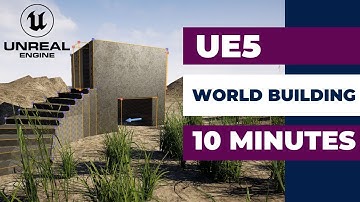 UE5 World Building in 10 Minutes: Blockouts, Landscapes & Foliage