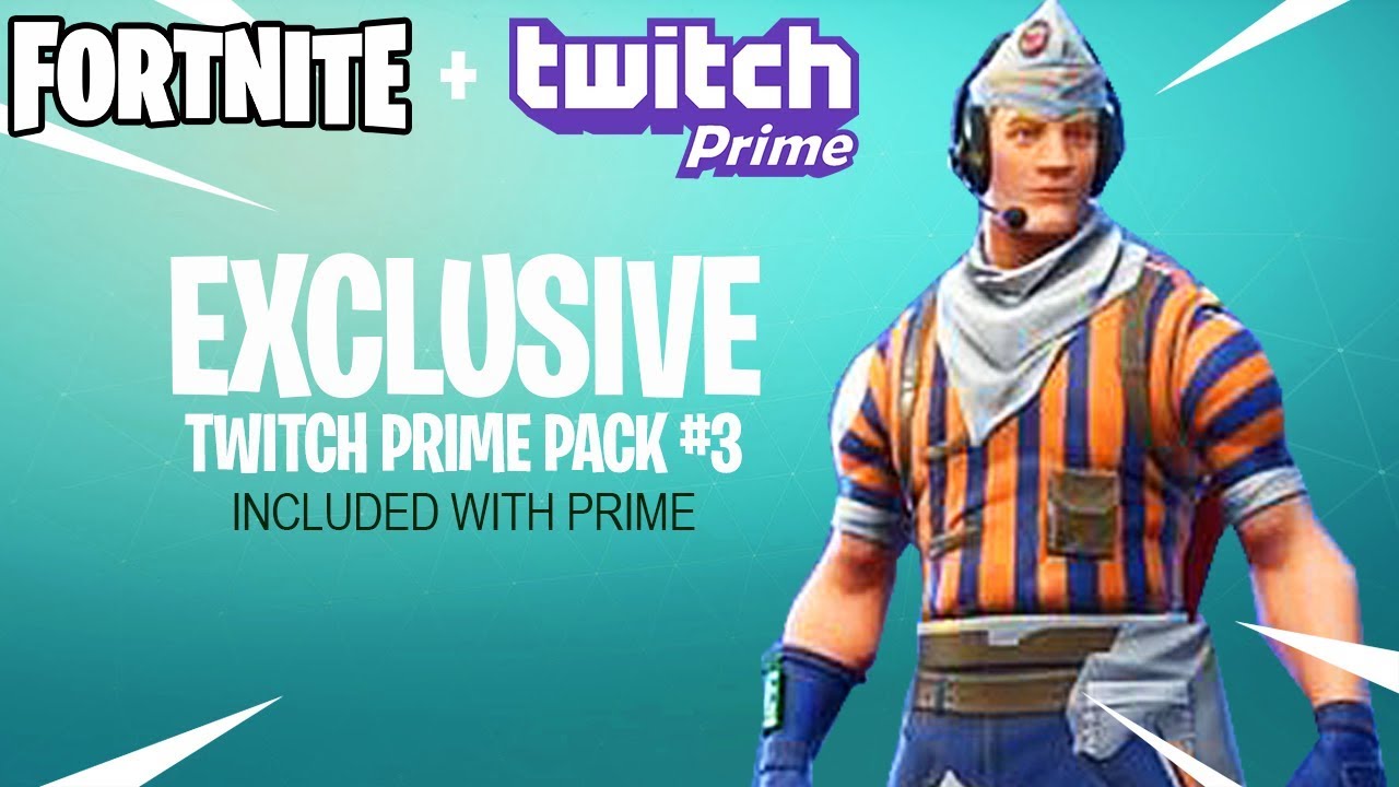 Fortnite Twitch Prime Pack 4