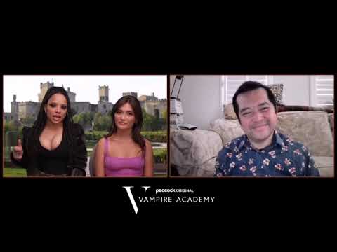 Daniela Nieves and Sisi Stringer Interview for Peacock's Vampire Academy