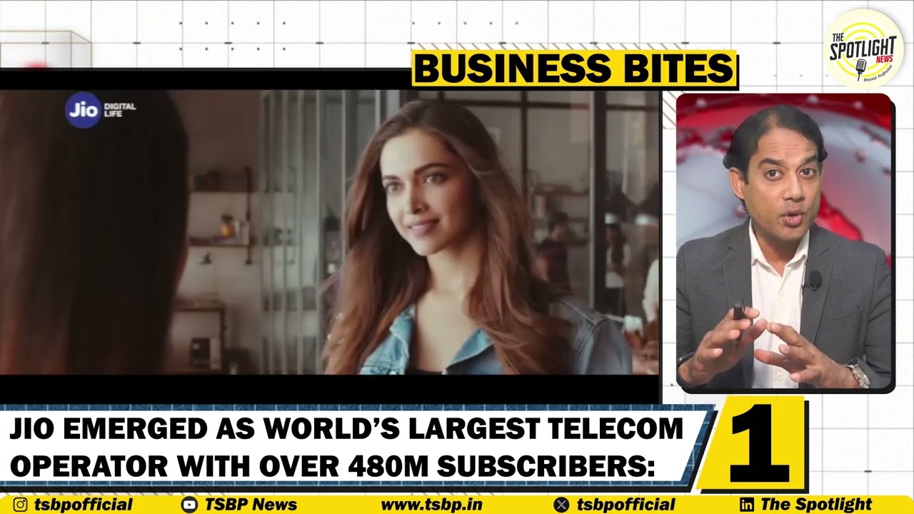 |Reliance |Jio| emerged as World’s Largest |Telecom |Operator with over 480M |Subscribers|