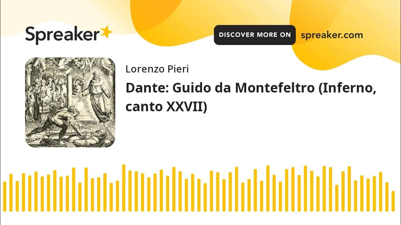 Dante Guido da Montefeltro (Inferno, canto XXVII) YouTube