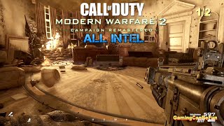 WHISKEY HOTEL INTEL LOCATIONS | MW2 REMASTERED (MISSION 14)