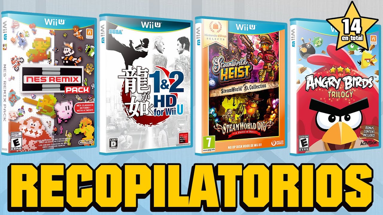 Los RECOPILATORIOS de Wii U [14 en total - ¿Cuál os gusta más?] - YouTube