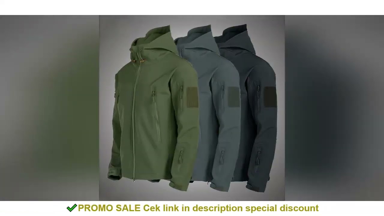 Military Shark Skin Soft Shell Jackets Men Tactical Windproof Waterproof jacket men Army Combat Jack