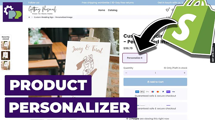 Create Beautiful Personalized Products with the Product Personalizer Shopify App