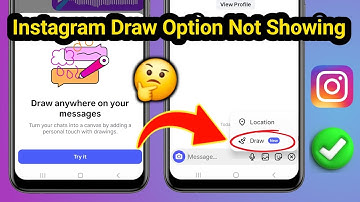 Instagram Draw Option Not Showing in Instagram || Fix Instagram Chat Draw Doodle Option Not Showing 