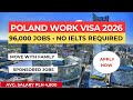 POLAND WORK VISA 2026: High Demand Jobs Without IELTS