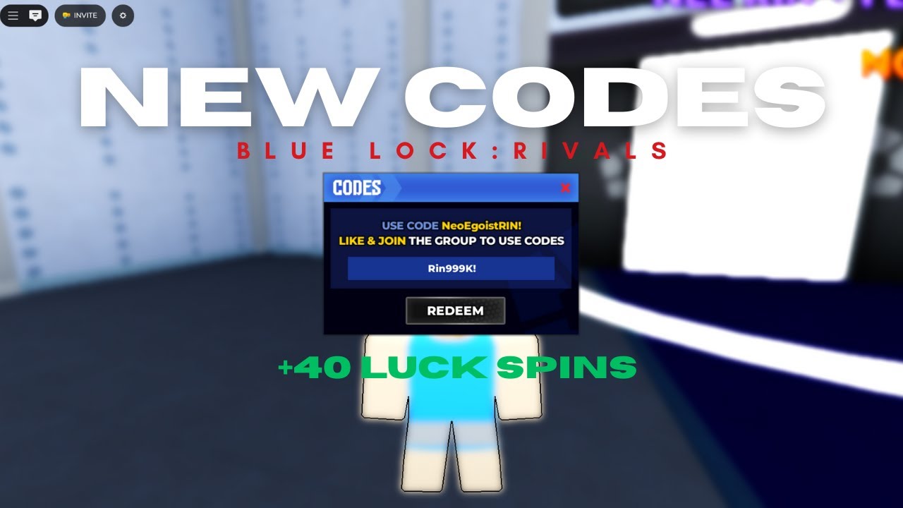 Blue lock:Rivals│Tổng hợp code mới upd NEL Rin mới nhất! - YouTube