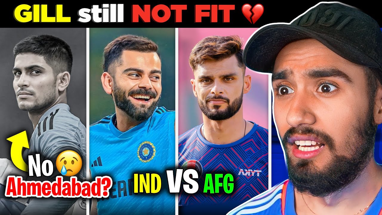Yaar bura lagra hai.. 💔 SHUBMAN will miss IND vs PAK | Kohli vs Naveen - IND vs AFG
