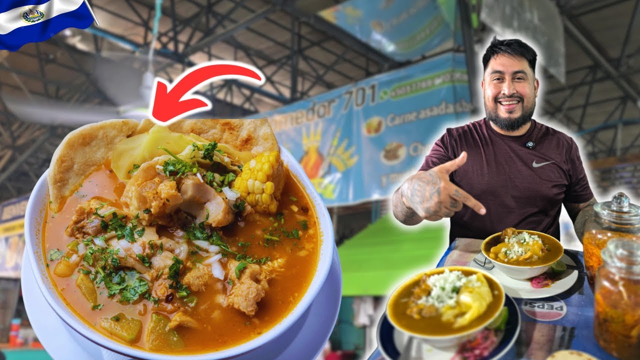 ASÍ SE COME SOPA DE PATA EN EL MERCADO TINETTI 