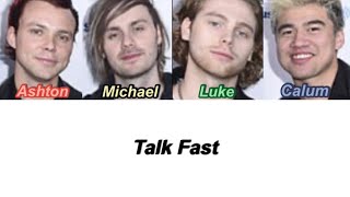 5SOS - Talk Fast (Color Coded Lyrics)