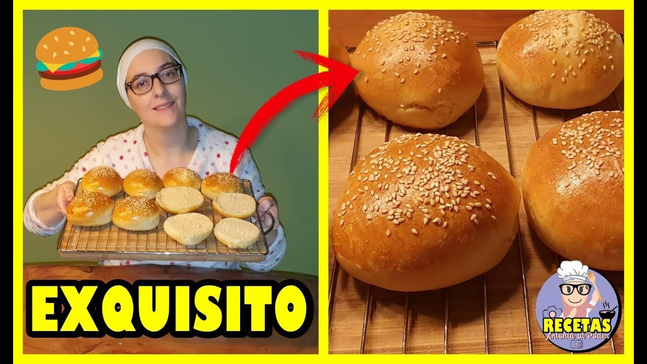 PAN de HAMBURGUESA | SENCILLO y EXQUISITO