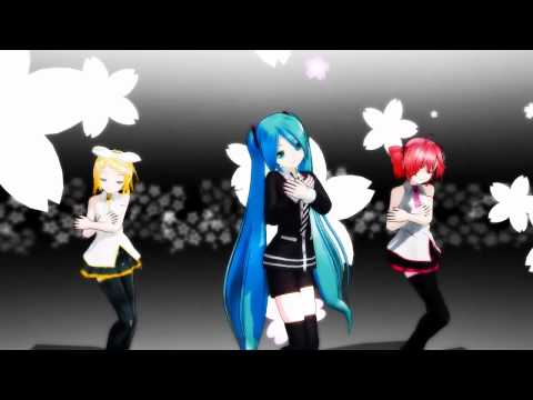 【MMD】Lat式三人娘にハロ/ハワユを踊ってもらいました　HD