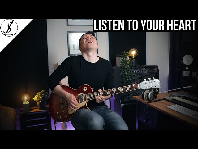 LISTEN TO YOUR HEART - Roxette - Guitar Cover class=