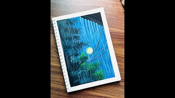 Cỏ Art / Gouache painting / Landscape painting / vẽ tranh phong cảnh bằng màu Gouache