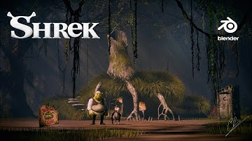Creating Shrek Swamp in Blender 3D