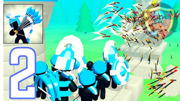 ⚔️ Merge Archers: Bow and Arrow – Epic Merging Battles Begin!  🎯 Part 2 Level 11 - 14