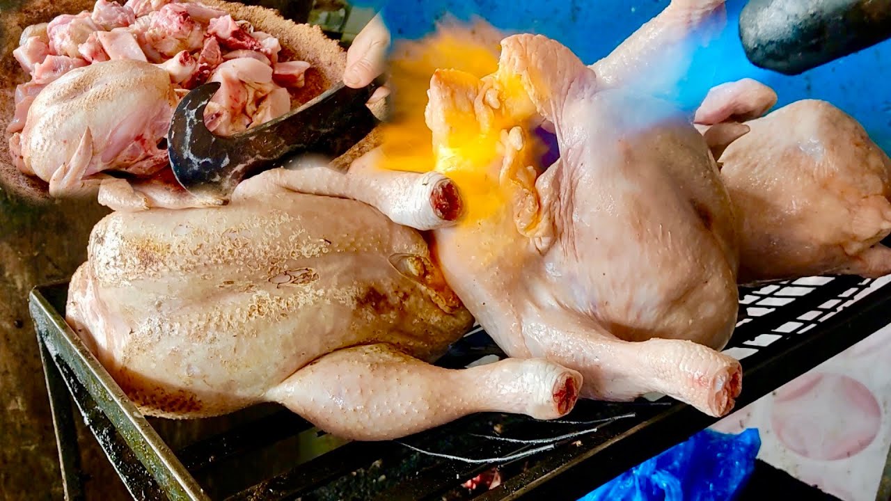 Fastest Chicken Cutting Skill !! Chicken Cutting Skills in Nepal !! 