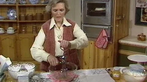 How to make a Pavlova | Mary Berry makes a Pavlova | Afternoon Plus | 1979