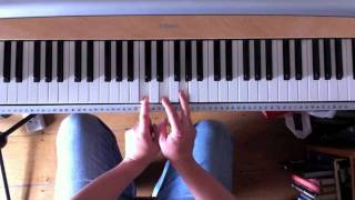 Video-Miniaturansicht von „Practising 1-4-5 piano chords“