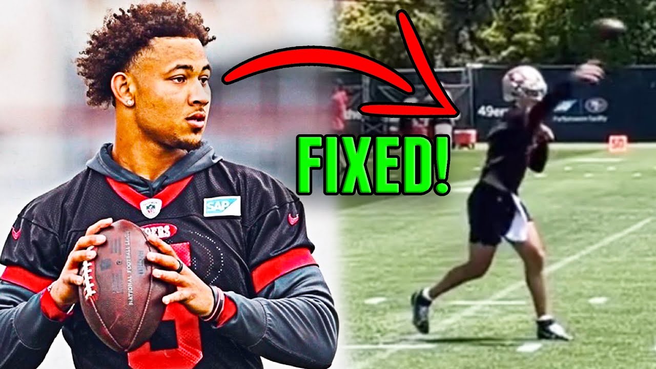 TREY LANCE NEW THROWING MOTION JUST SAVED HIS NFL CAREER! YouTube