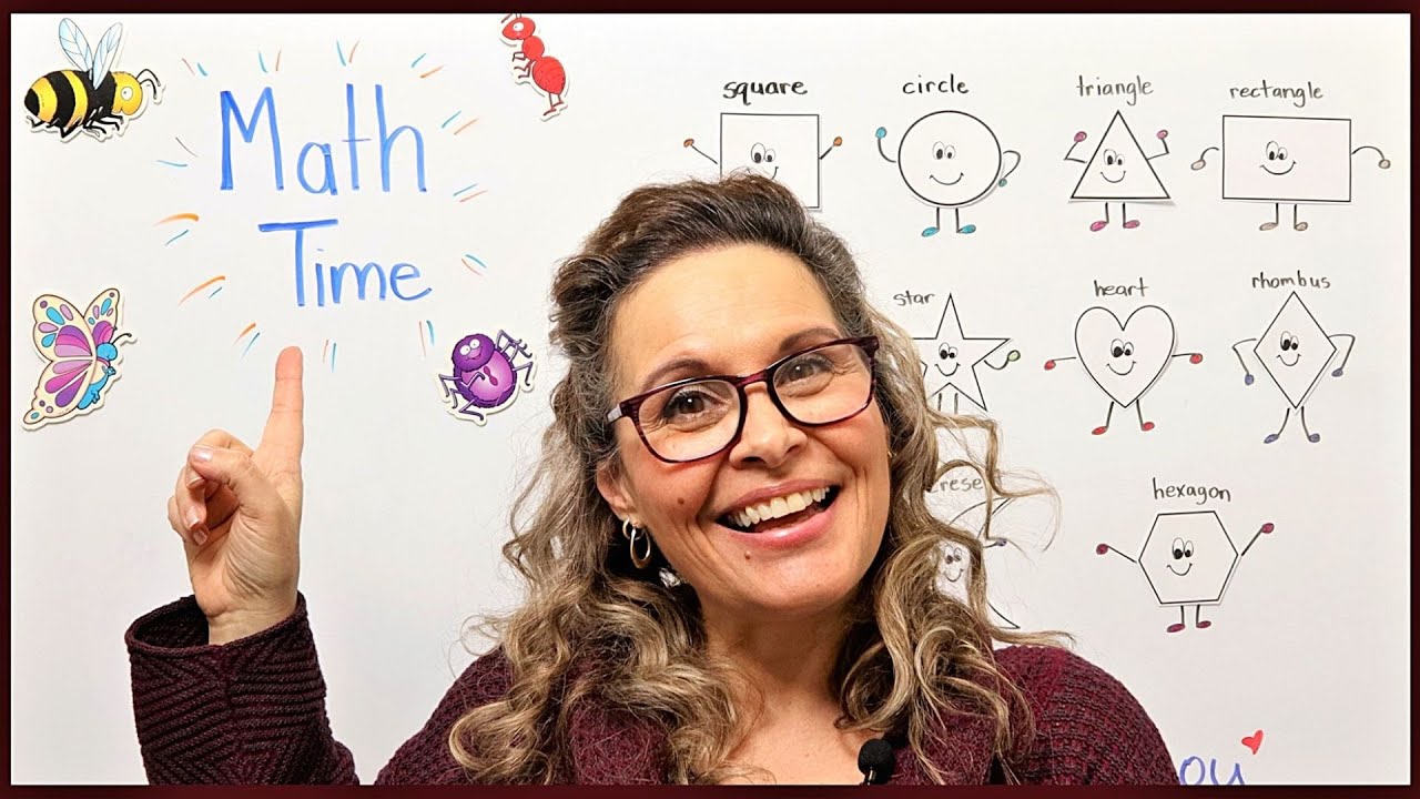 CIRCLE TIME - Preschool and Kindergarten LEARNING AT HOME - Ms. Lou SHAPES Lesson