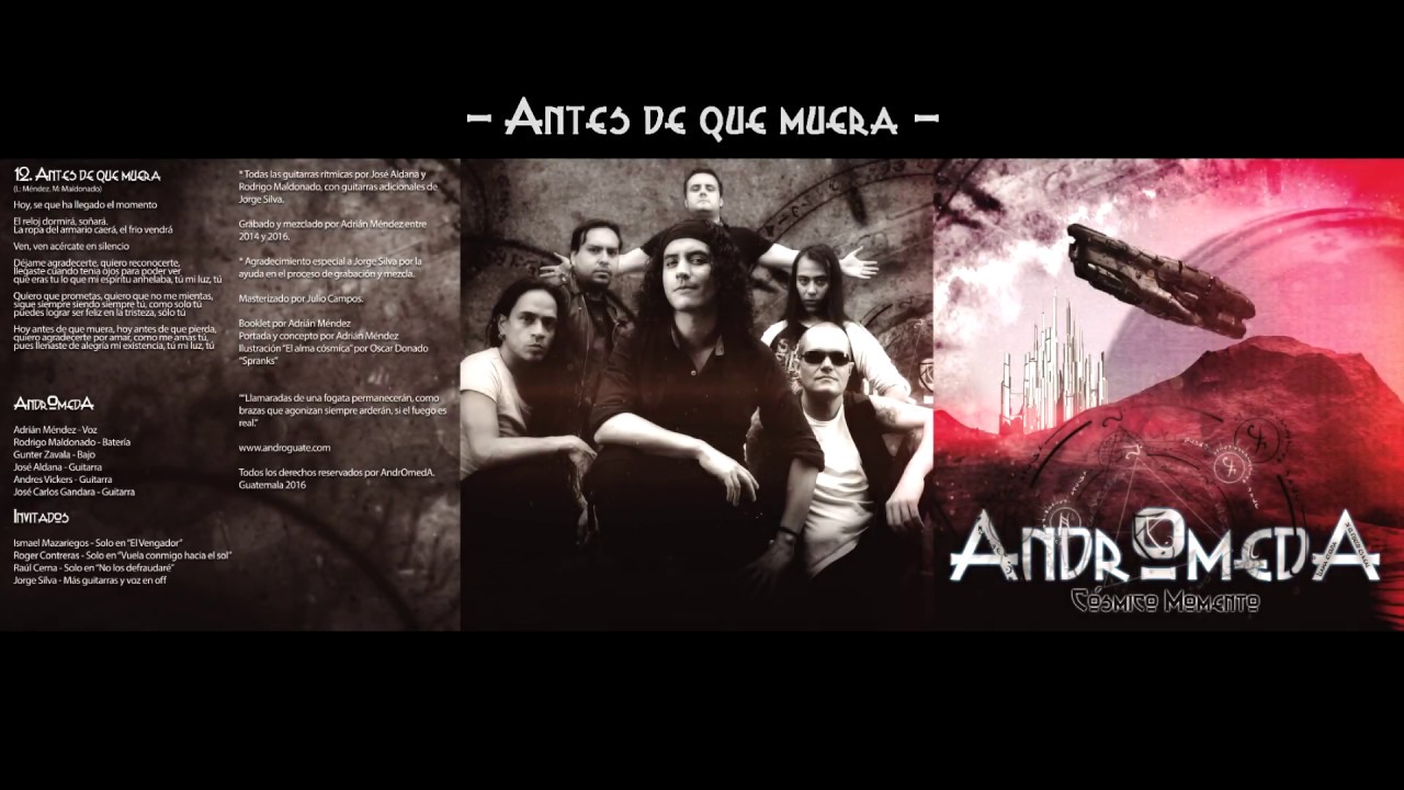 AndrOmedA / Antes de que muera