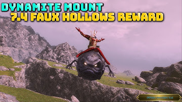 FFXIV: Dynamite Mount - 7.4 Faux Hollows Reward