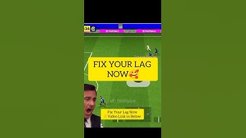 Fix Your Lag Now🥰#efootball #pes #efootball2026