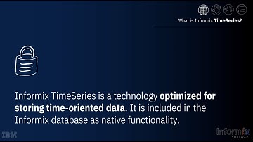 Introduction to Informix TimeSeries by Carlton Doe