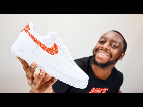 【Nike】◆(W) エアフォース 1 '07 ロー Orange Paisley◆人気◆ Nike Air Force 1 Orange Paisley Sneaker Review QuickSchopes