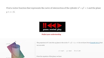 Conclusion of vector functions and space curves