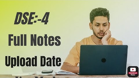 Physics Dse 4 Full Notes Upload Timing|| Vbu/Bbmku Semester 6 Physics Dse 4 Upload Date ||