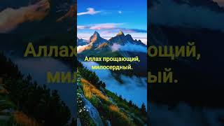 АЛЛАХ ПРОЩАЮЩИЙ, МИЛОСЕРДНЫЙ.