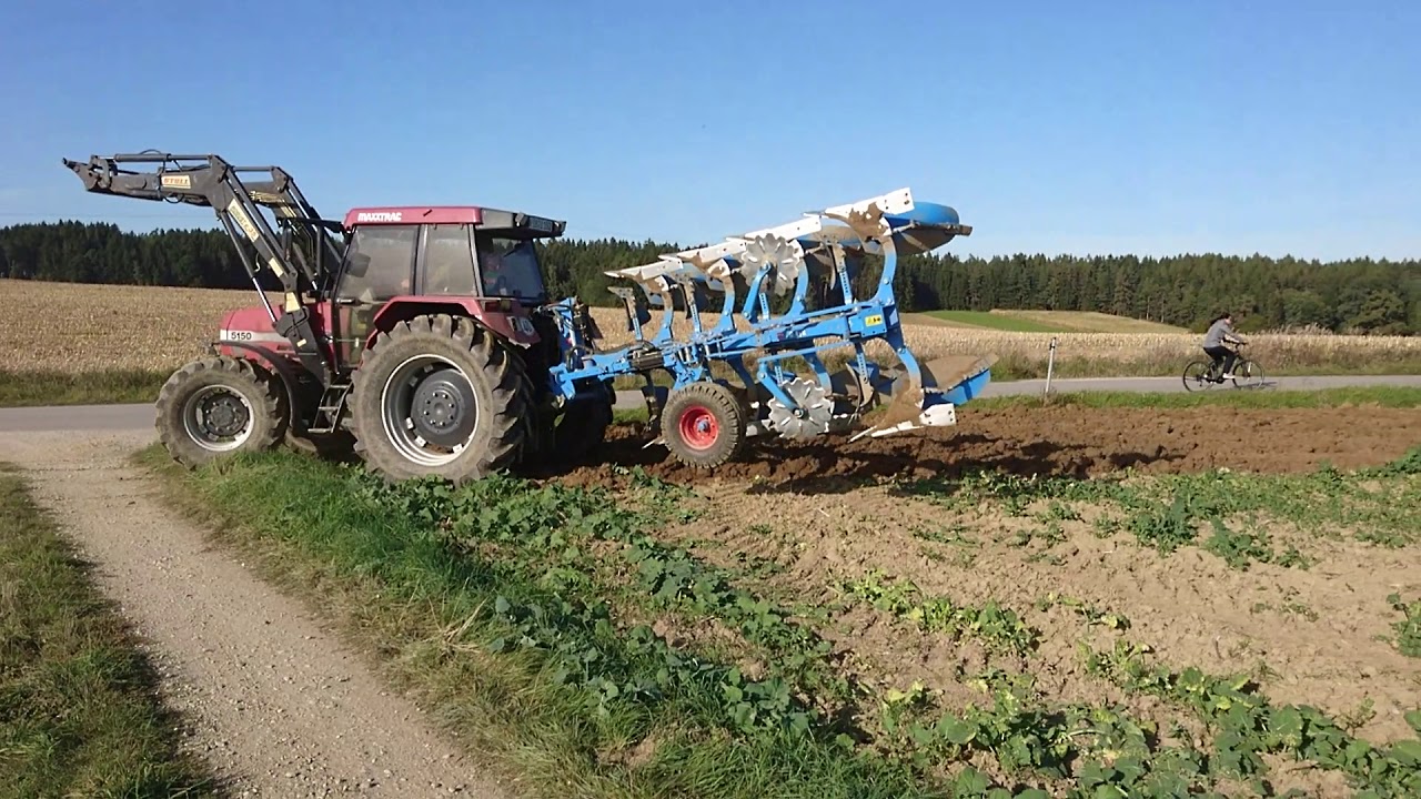 Case 5150 Maxxum mit Lemken Variopal 7