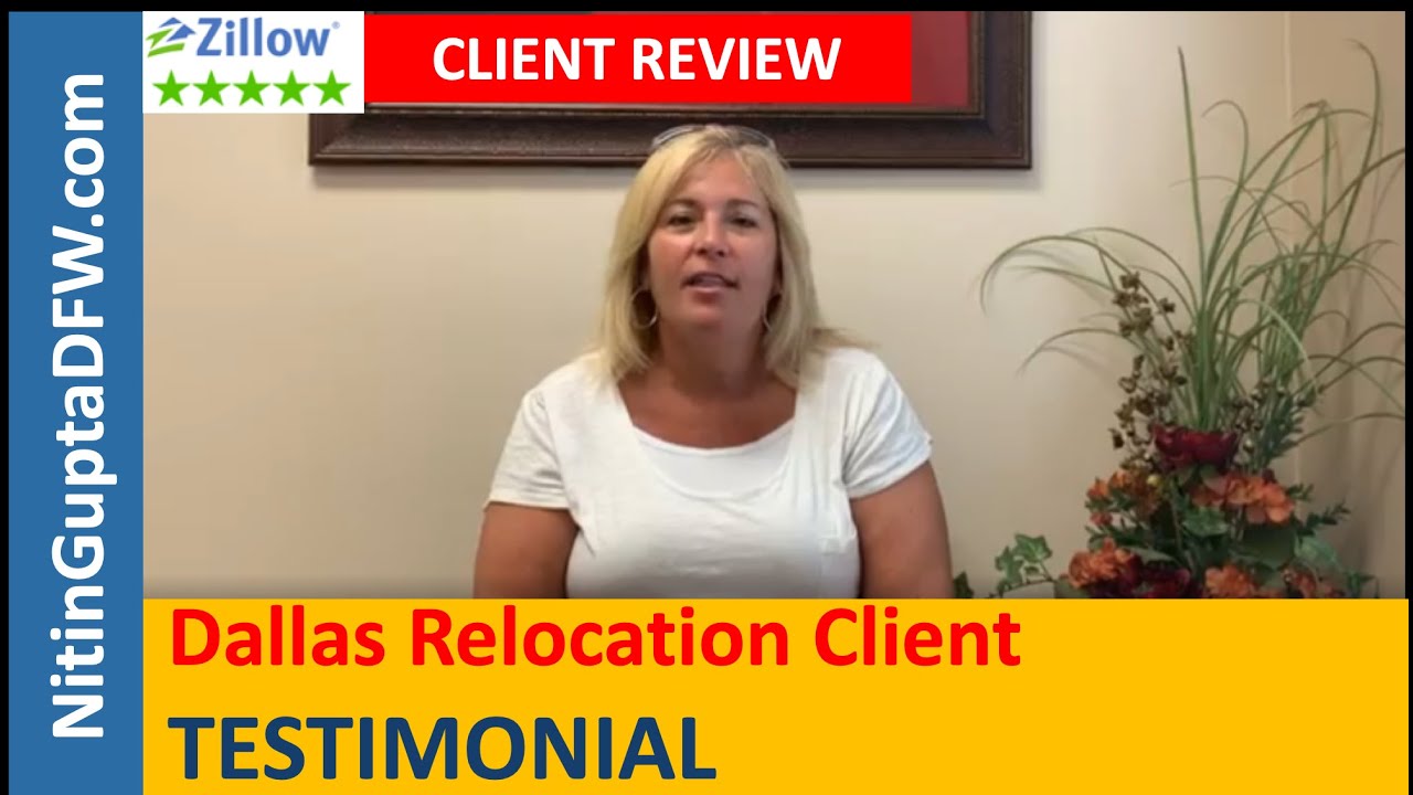 Dallas Relocation Client Buyer Testimonial   Top Dallas Relocation Realtor