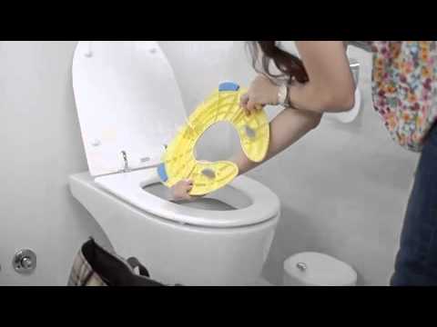 Adaptador de WC para niños asiento reductor infantil para tapa del inodoro  gris