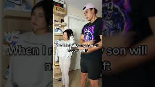 When she’s 4”7 so our son will never be 6ft #Shorts
