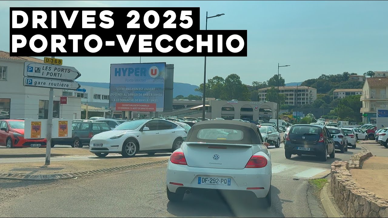 Driving Tour of Porto-Vecchio, Corsica 2025