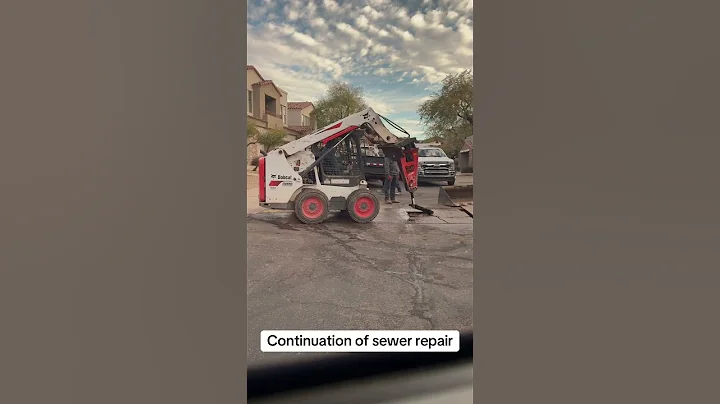 Major Sewer Repair Continues – Asphalt Removal in Progress! #shorts #ytshorts #short #foryou #diy