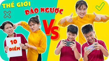 Lớp Học Trong Thế Giới Đảo Ngược | P2 | Min Min TV Minh Khoa