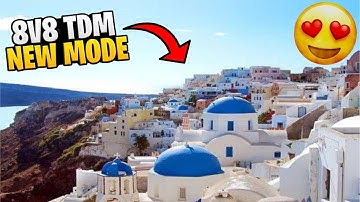 First Time Playing New 8v8 Tdm Map Santorini | BGMI New Mode Gameplay