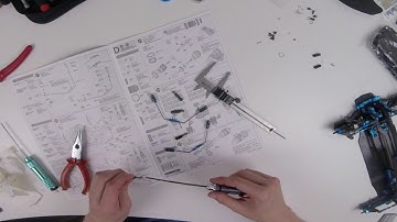 Tamiya TRF419X Build - Bag C Part 2 - Front Suspension & Sway Bars