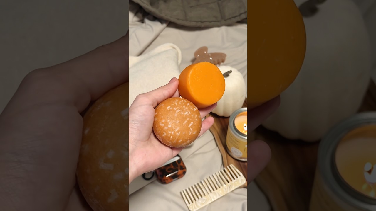 cozy season starts in the shower with our new limited edition pumpkin spice bars 🛁